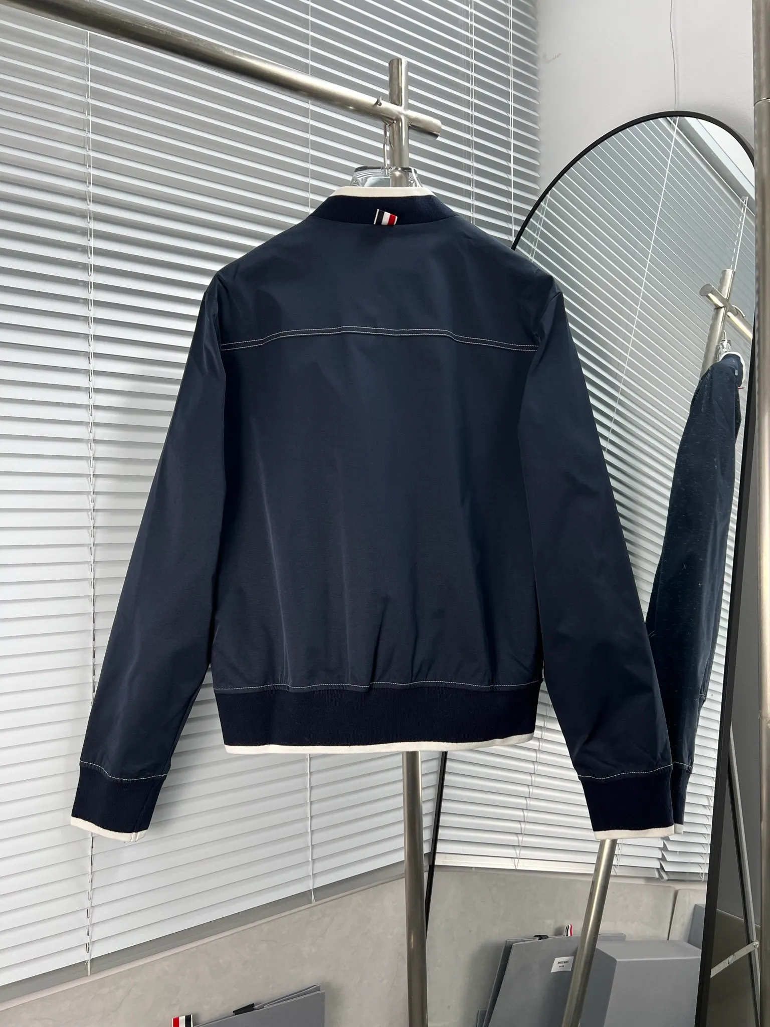 Thom Browne🇳🇱 New Arrival TB Classic TB Same Style) ：Navy Blue Gray Sizes：1234